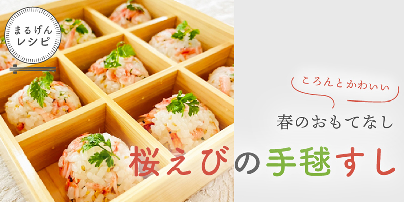 まるげん桜えび手まり寿司
